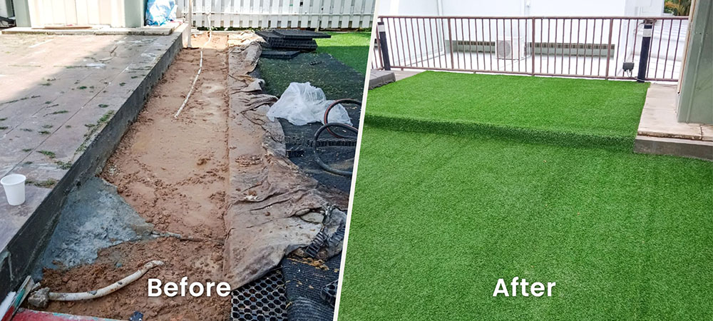 Outdoor Waterproofing Works
